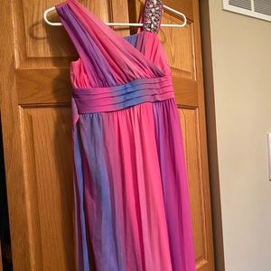 Floor length junior dress prom